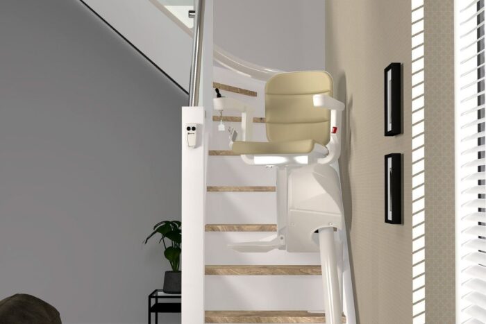 Stairlift on the stairs